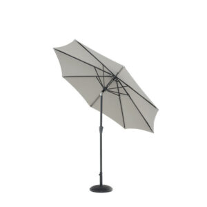 2.5m / 3m Crank & Tilt Aluminium Parasol in Grey