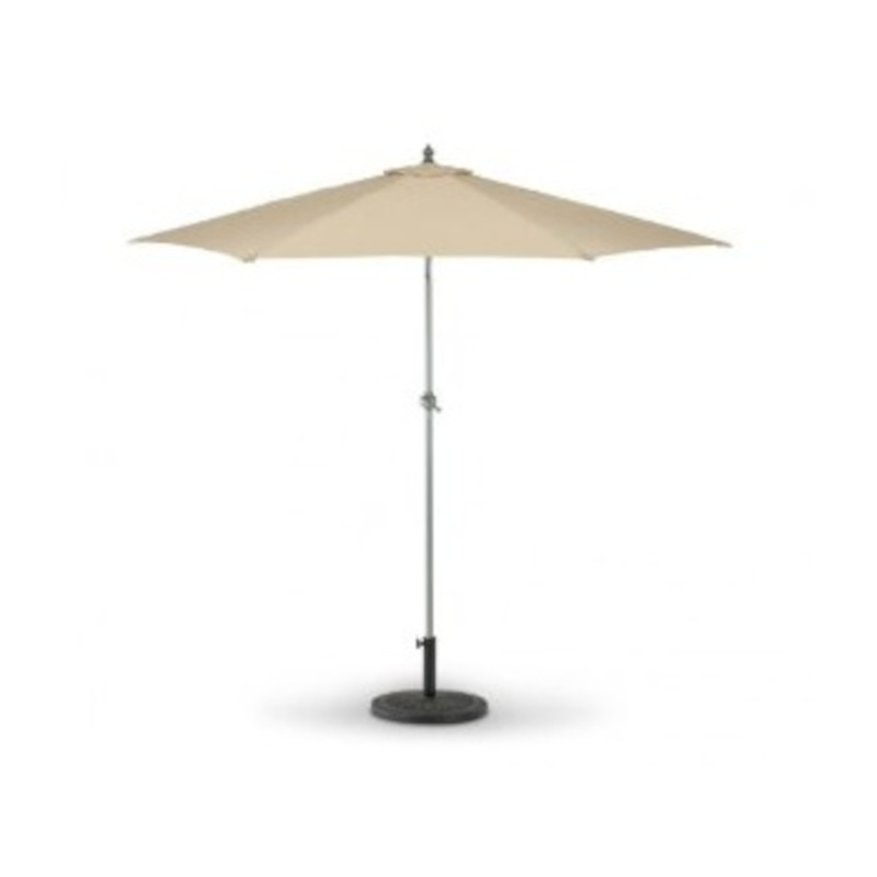 2.5m / 3m Crank & Tilt Aluminium Parasol in Taupe