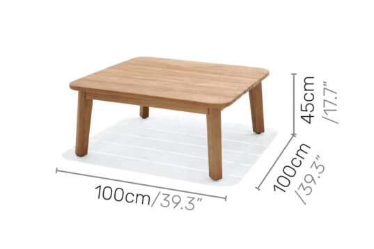 Bahamas square coffee table