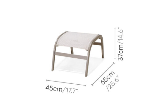 LifestyleGarden Morella - Footrest (Dimensions)