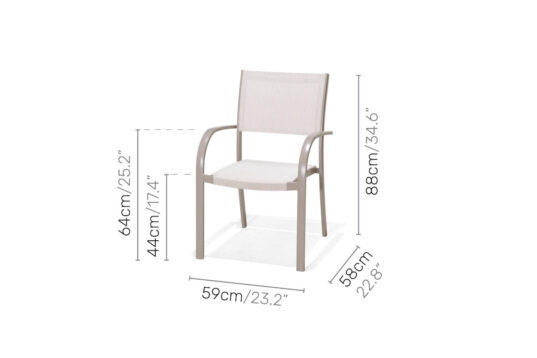 MORELLA STACKING ARMCHAIR 2