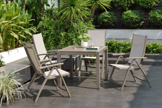 LifestyleGarden Morella - 4 Seater Square Multi Position Dining Set