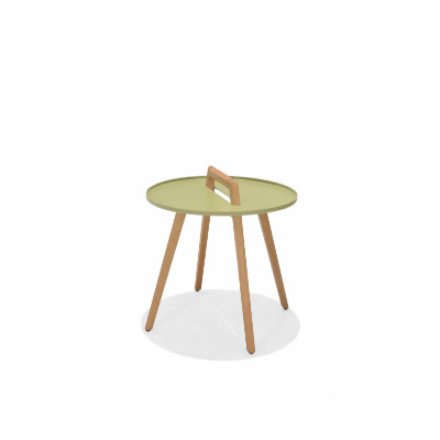 Nassau 50cm Round Side Table Sage Green