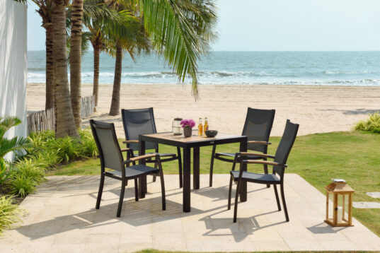 LifestyleGarden Panama Dark - Square Dining Set