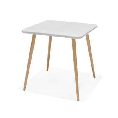 Nassau Square Table in White Social Plastic®