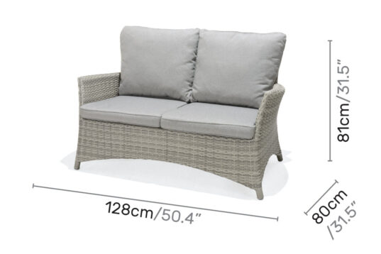 LifestyleGarden Aruba - Sofa (Dimensions)