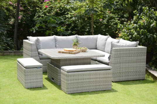 LifestyleGarden Aruba - Corner Bench Set