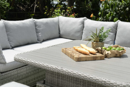 LifestyleGarden Aruba - Corner Bench Set