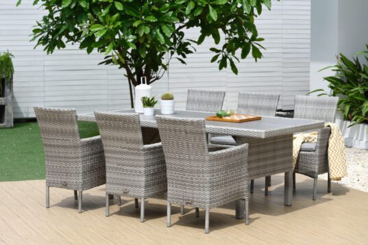 LifestyleGarden Aruba - 6 Seater Rectangular Dining Set