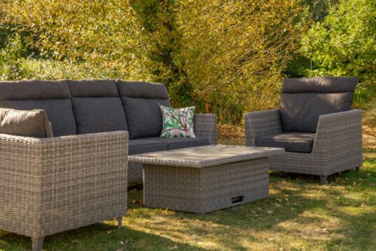 LifestyleGarden Bermuda Dark - High Back Sofa & Chairs