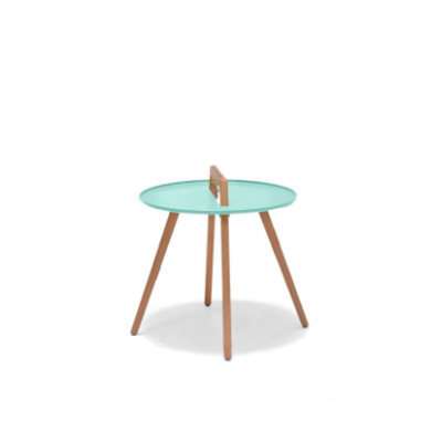 Nassau 50cm Round Side Table Mint Green