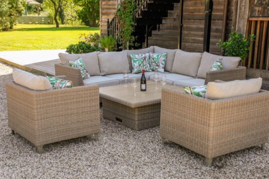 LifestyleGarden Bermuda Light - Dining Corner Set & Sofa