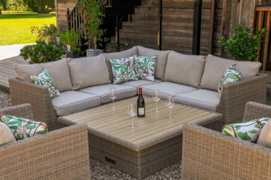 LifestyleGarden Bermuda Light - Dining Corner Set & Sofa