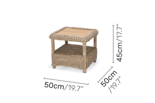 LifestyleGarden Martinique - Square Side Table