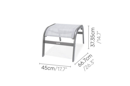 LifestyleGarden Solana - Footrest (Dimensions)